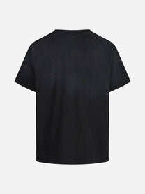 T-shirt Weathered Pocket nera - vista posteriore