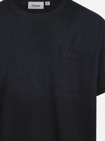 T-shirt Weathered Pocket nera - dettaglio del capo