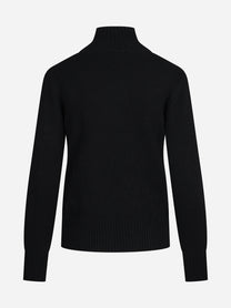 Lupetto in cashmere nero - vista posteriore