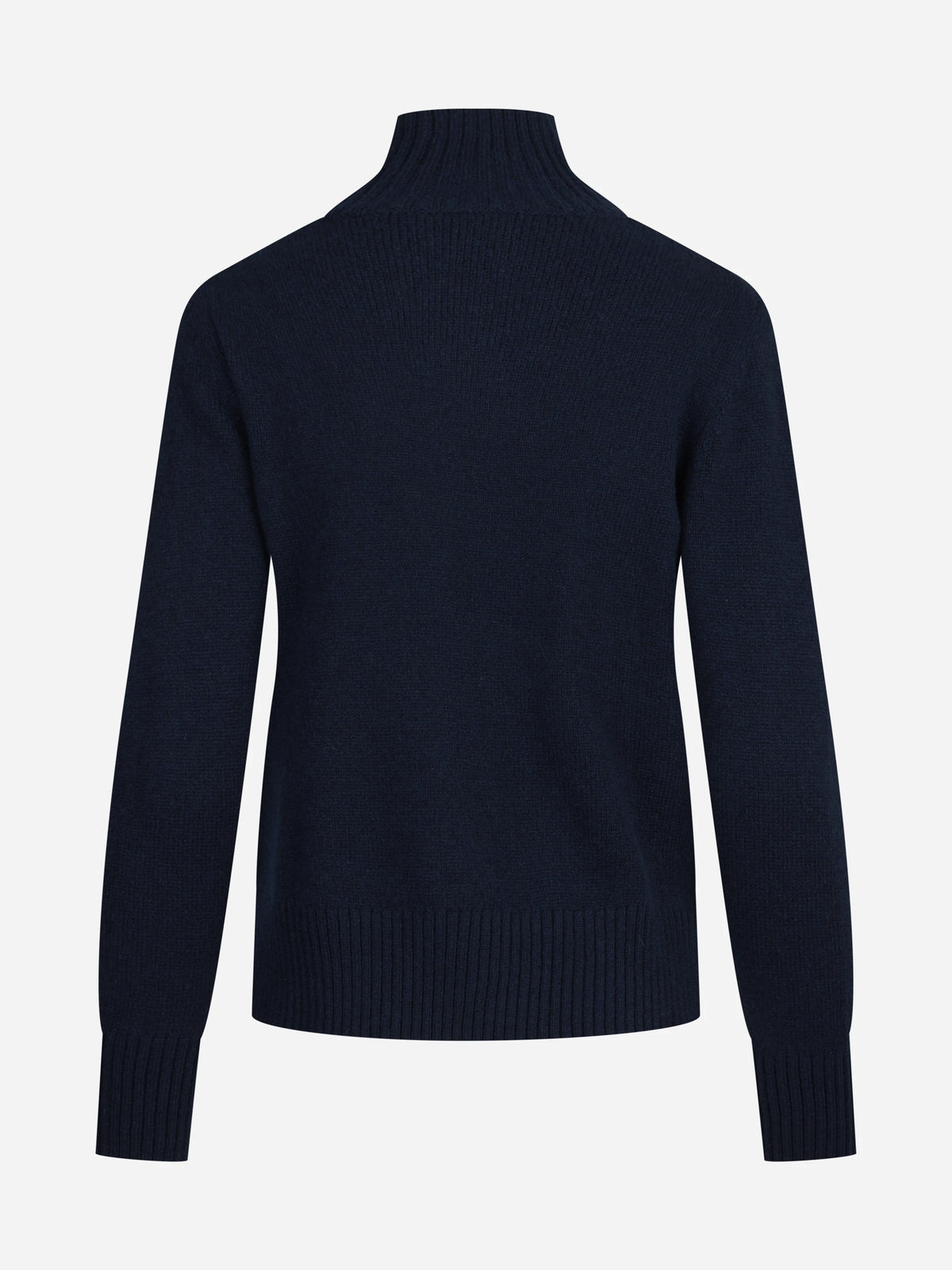 Lupetto in cashmere blu - vista posteriore