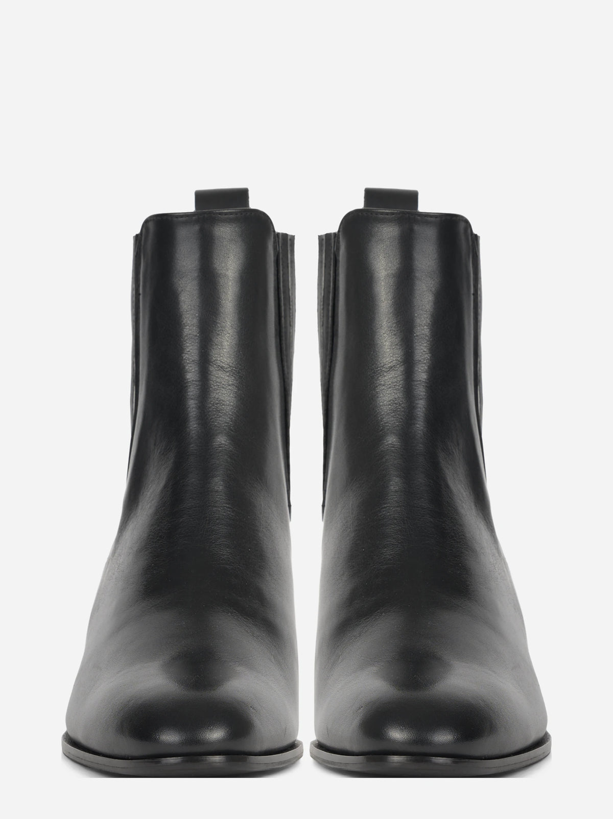 Stivaletto Cody in pelle nera - vista frontale