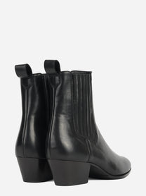Stivaletto Cody in pelle nera - dettaglio della coppia