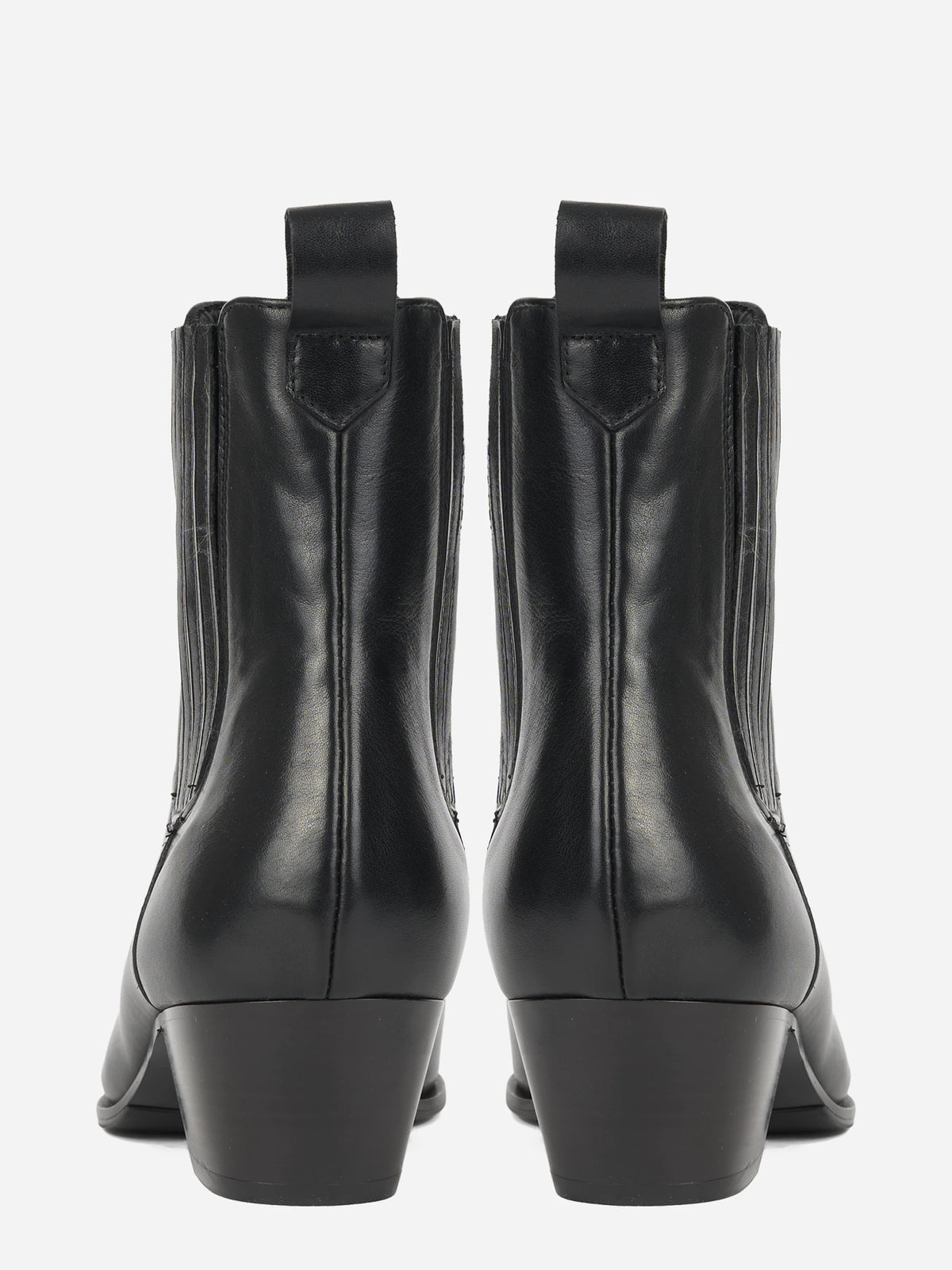 Stivaletto Cody in pelle nera - vista posteriore