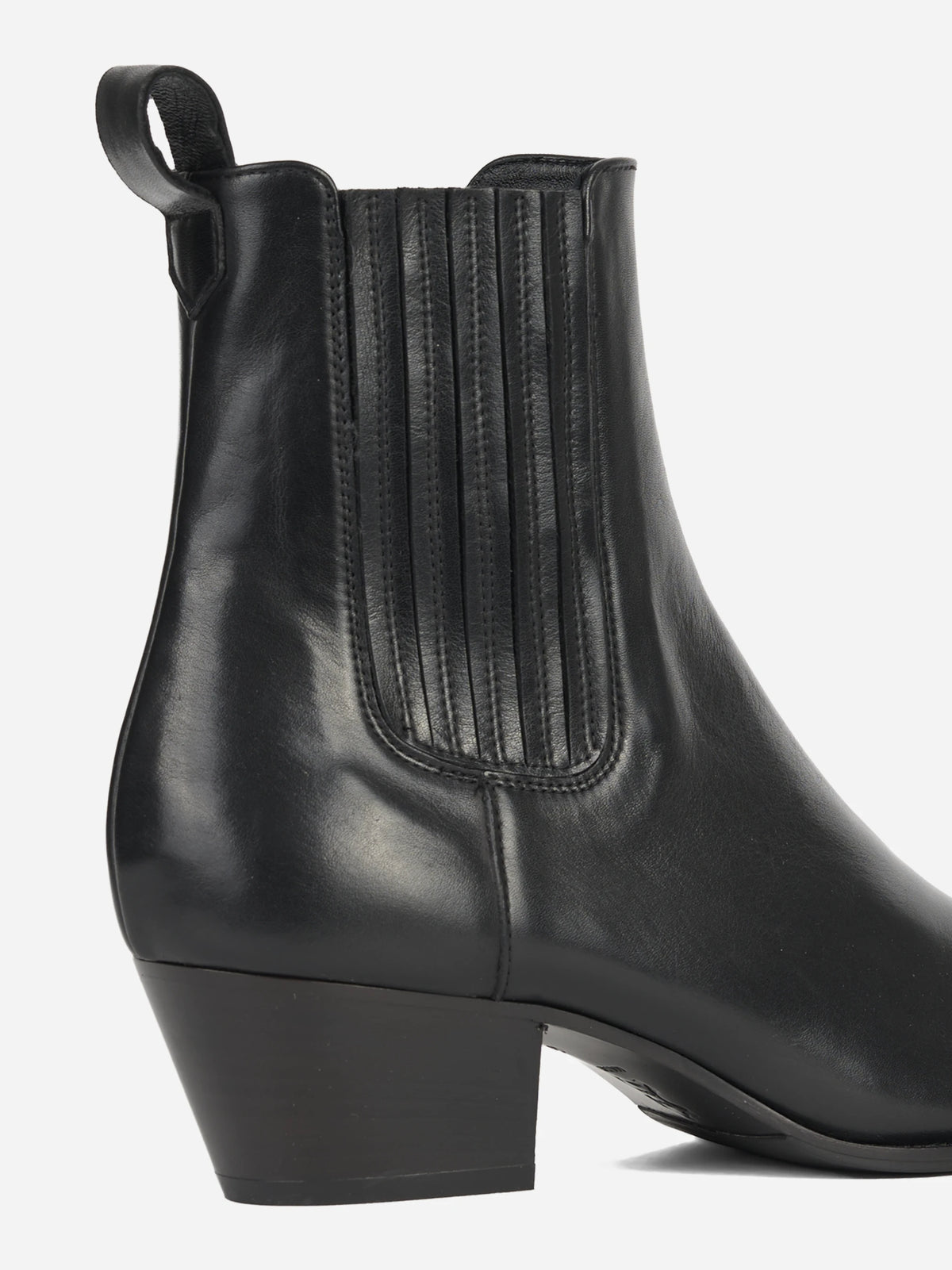 Stivaletto Cody in pelle nera - dettaglio della suola