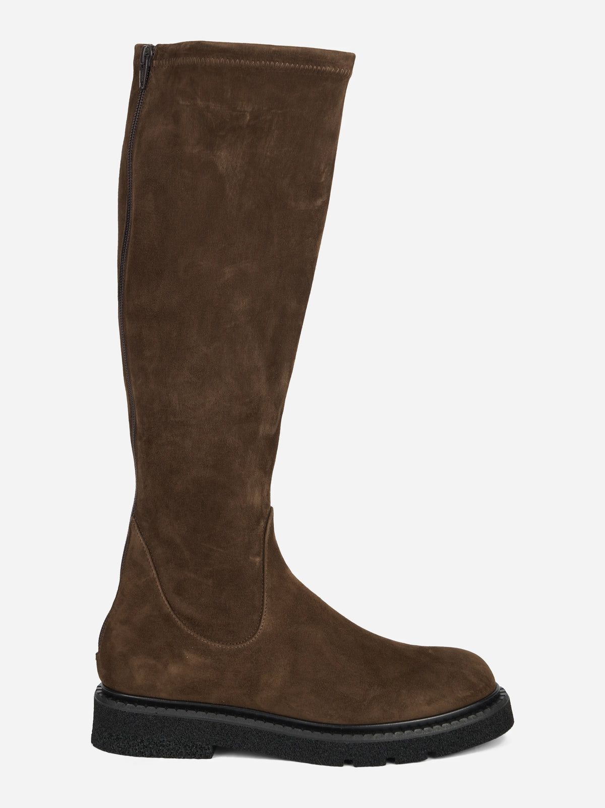 Stivale Kerr in suede marrone - vista laterale