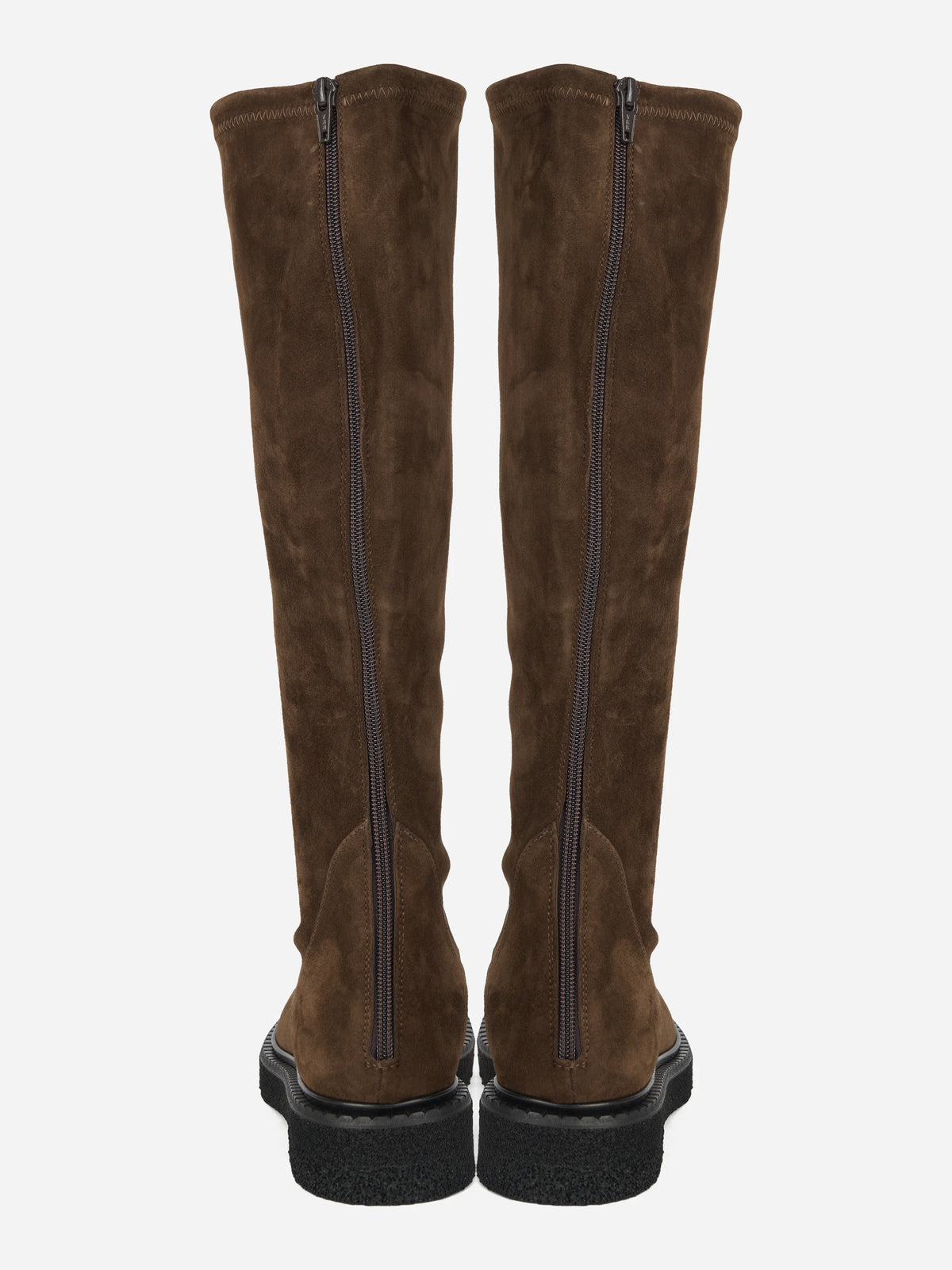 Stivale Kerr in suede marrone - vista posteriore