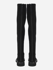 Stivale King in suede nero - vista posteriore