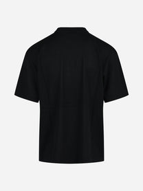 Maglia Spinazzola in lana riciclata nera - vista posteriore