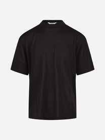 Maglia Spinazzola in lana riciclata marrone - vista frontale