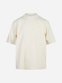 T-shirt oversize Mulino beige - vista frontale