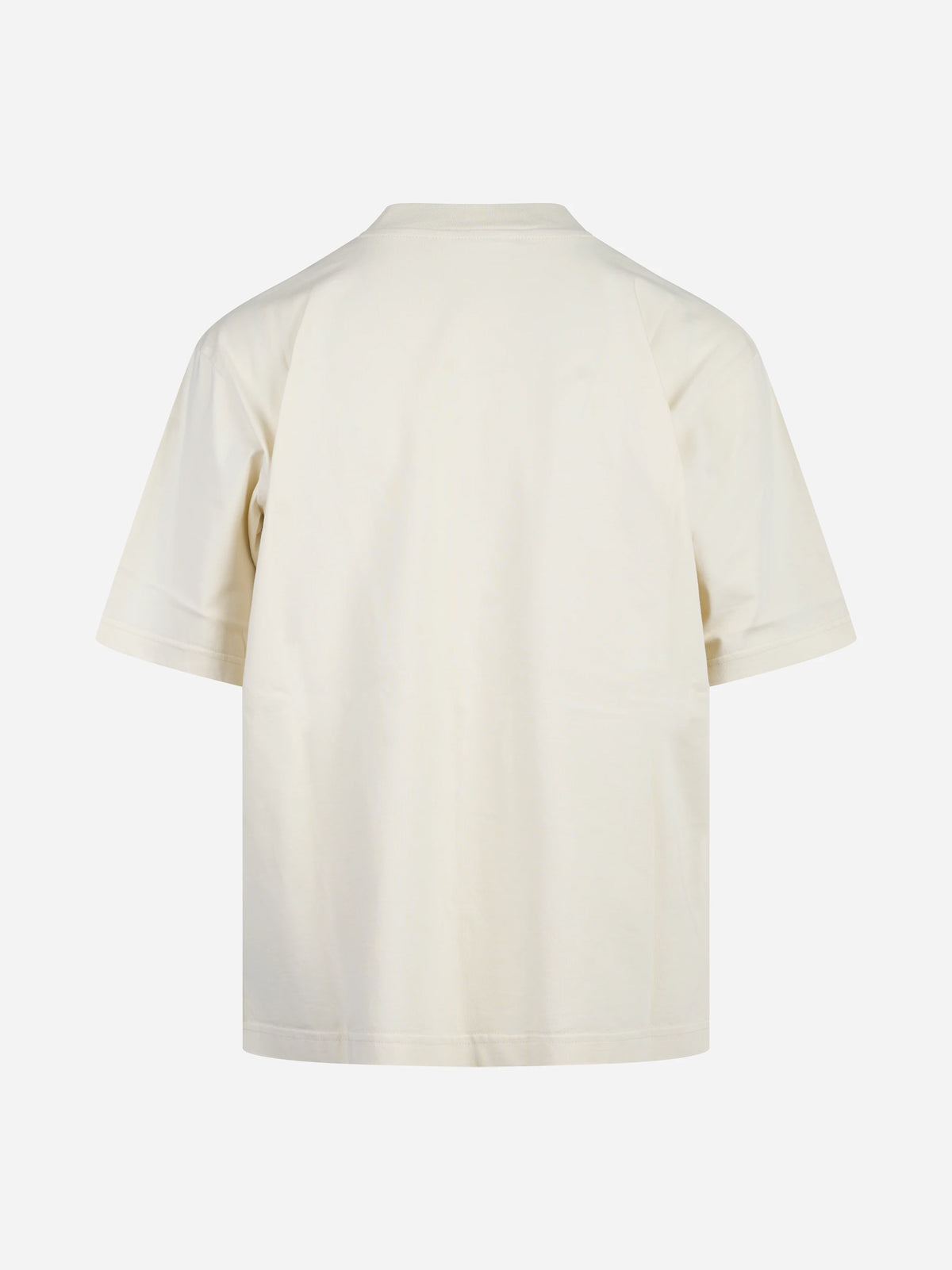 T-shirt oversize Mulino beige - vista posteriore