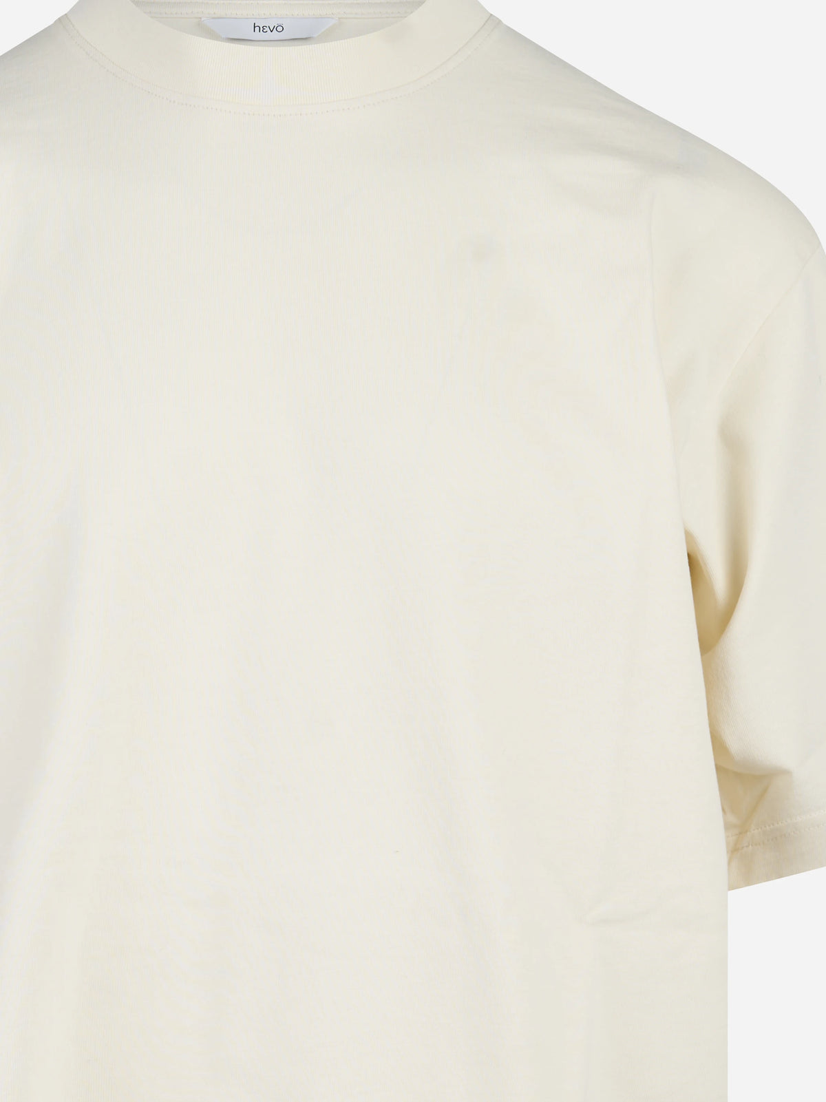 T-shirt oversize Mulino beige - dettaglio del prodotto