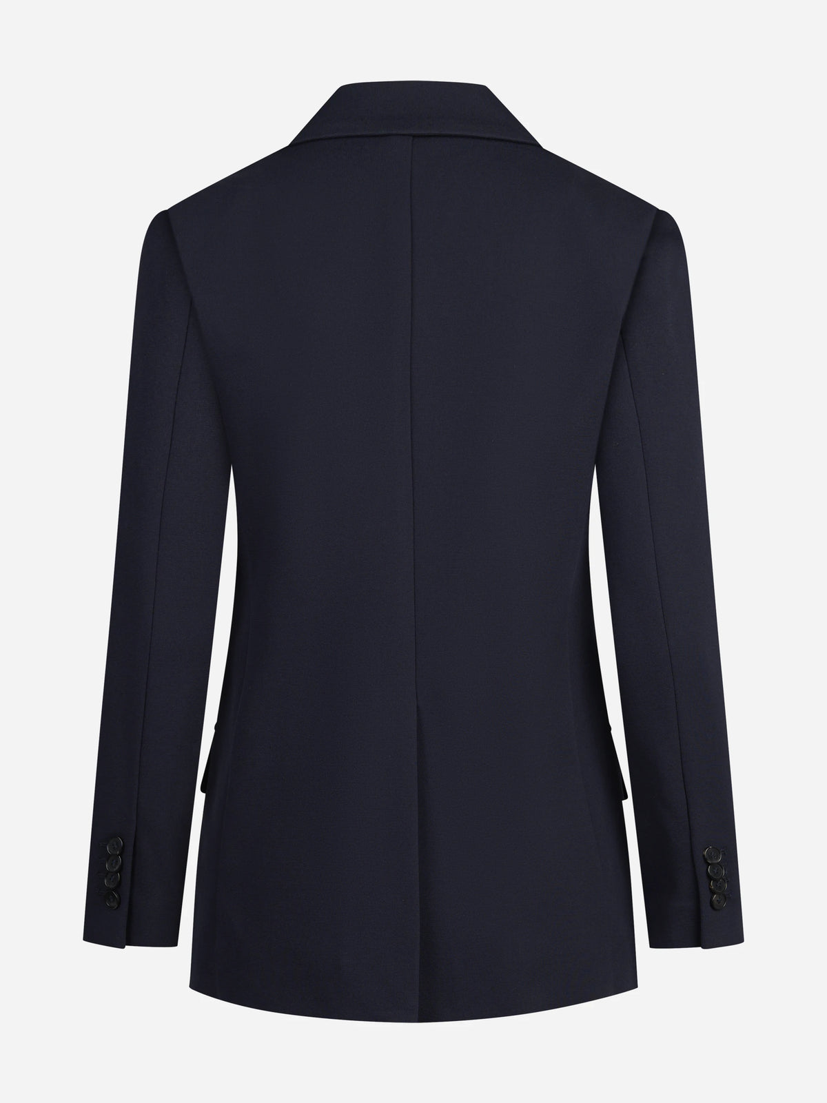 Blazer doppiopetto stretch blu - vista posteriore