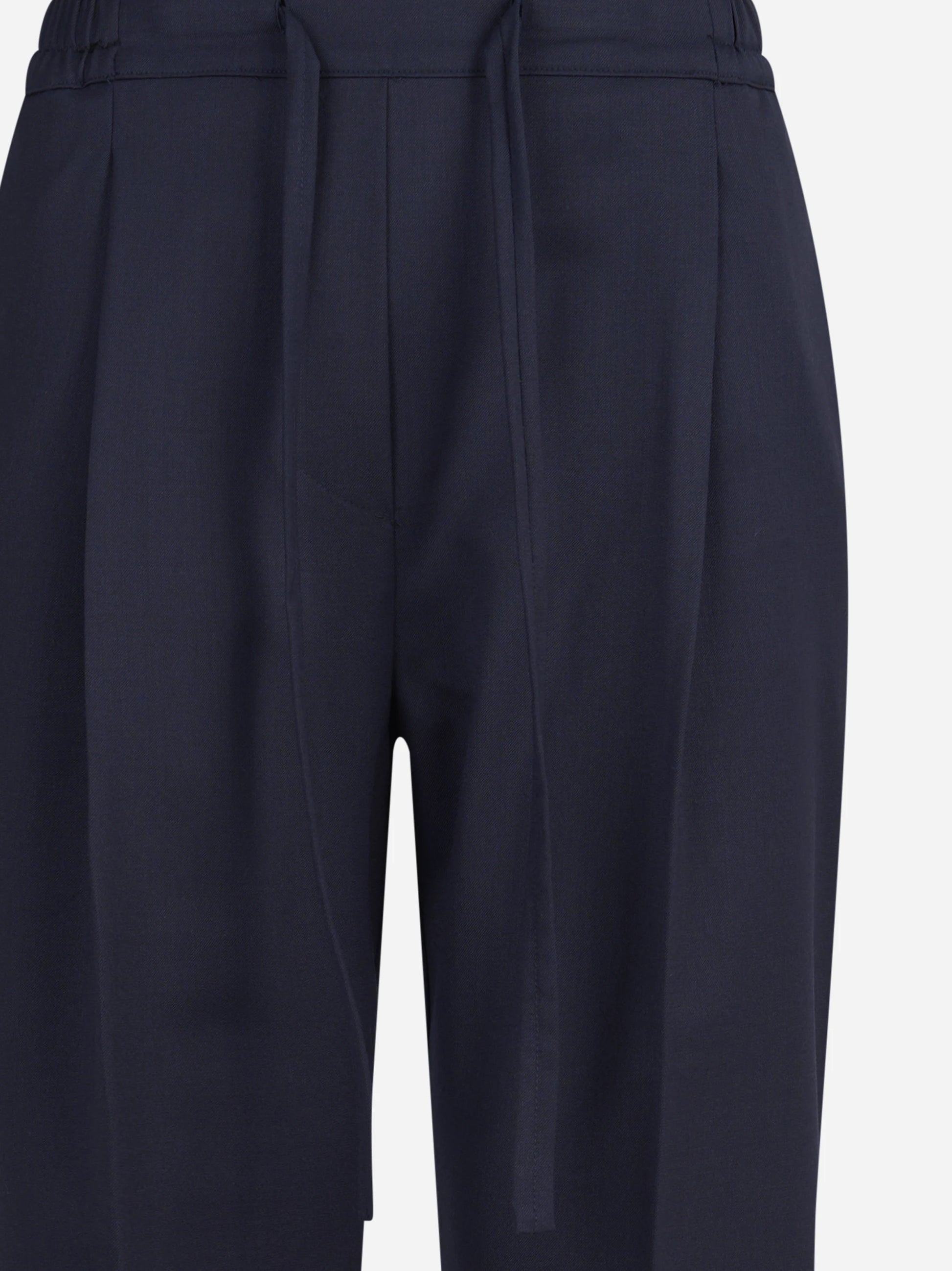 Pantaloni con coulisse blu notte - dettaglio prodotto