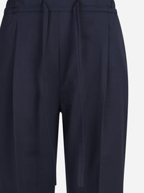 Pantaloni con coulisse blu notte - dettaglio prodotto