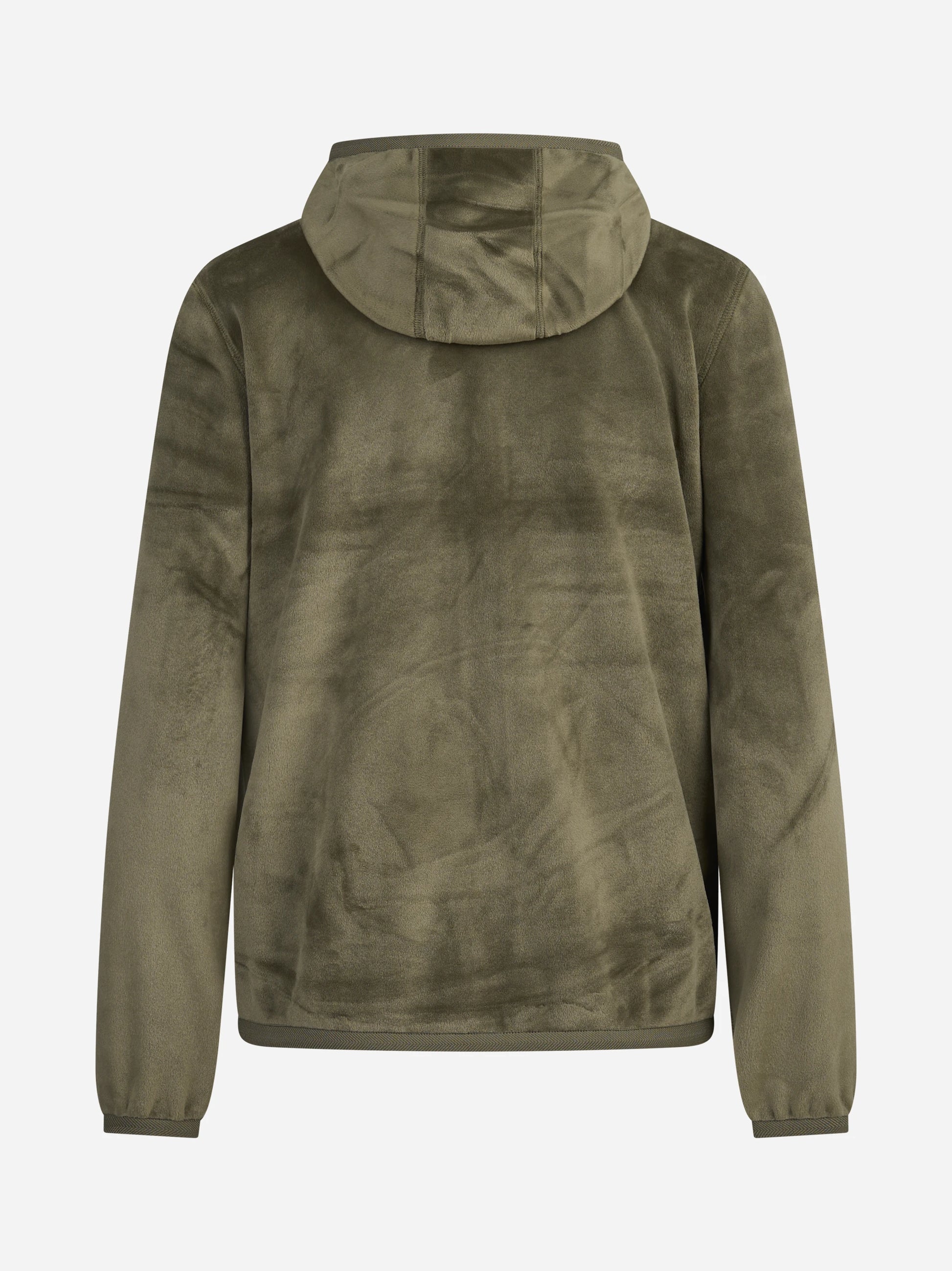 Felpa reversibile Lily Velour Polar verde - vista posteriore