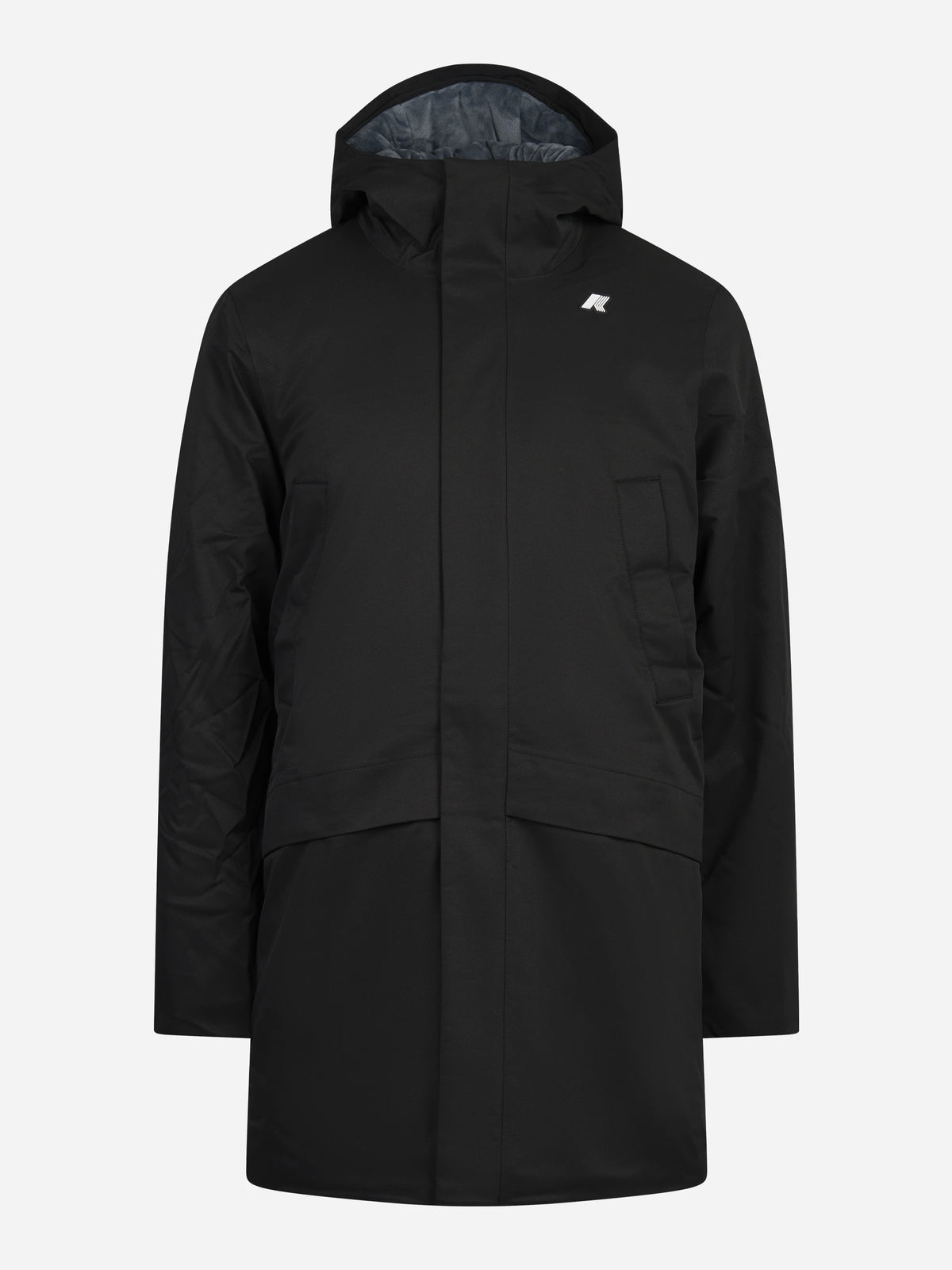 Parka Jarno Twill Marmotta nero - vista frontale