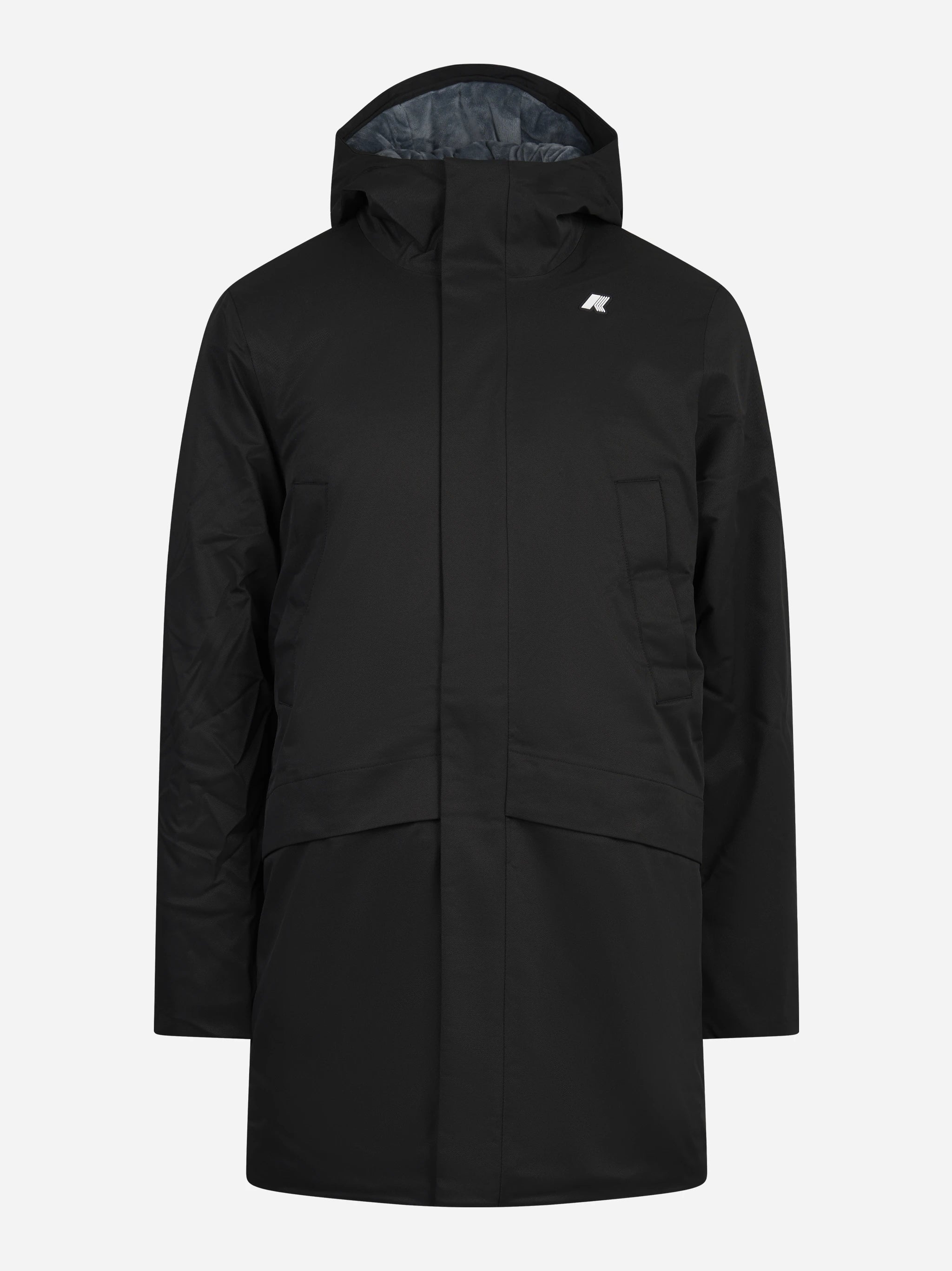 Parka Jarno Twill Marmotta nero - vista frontale