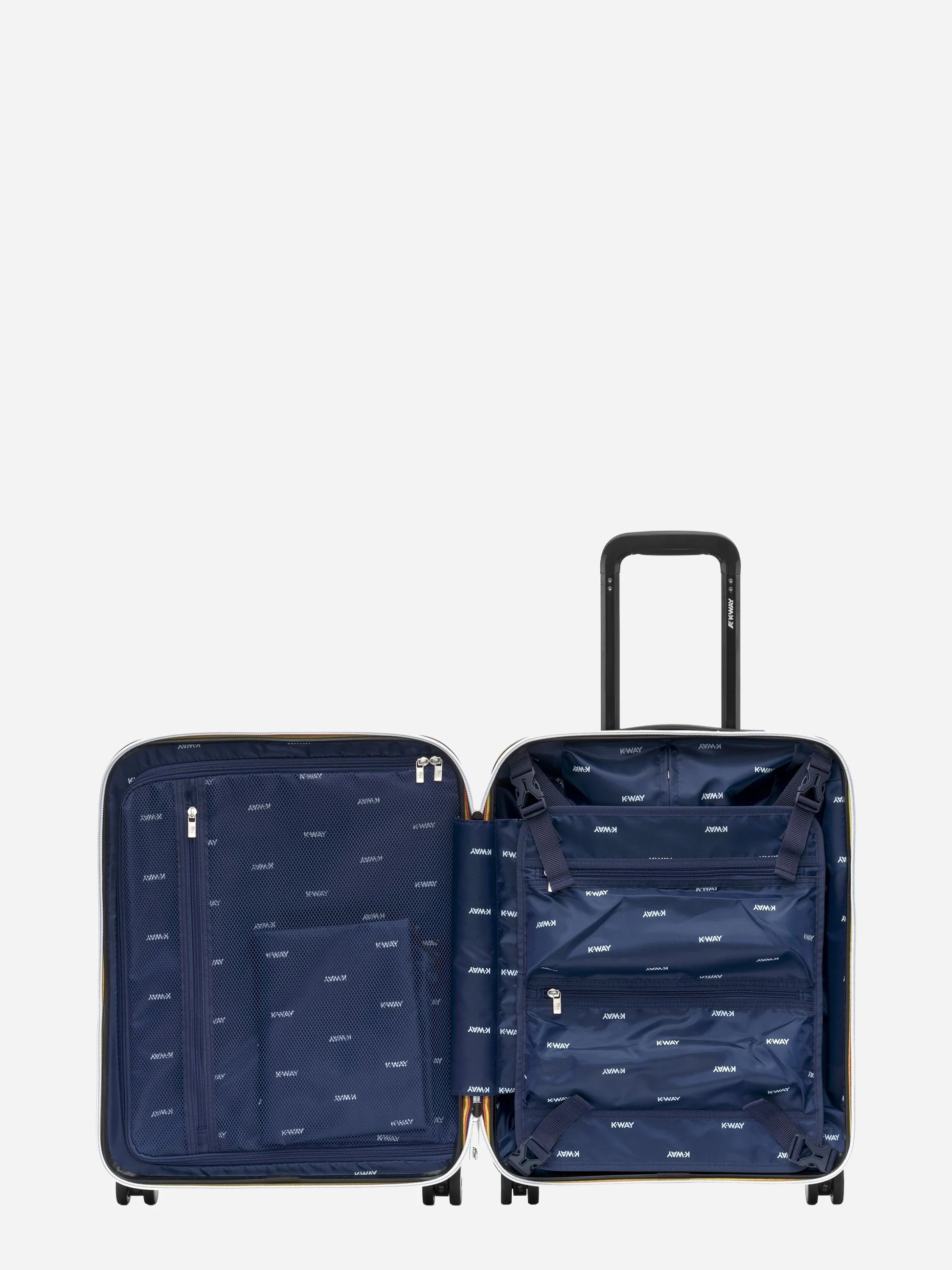 Trolley da cabina Eudoxie Logo grigio K-Way, vista 1 di 4