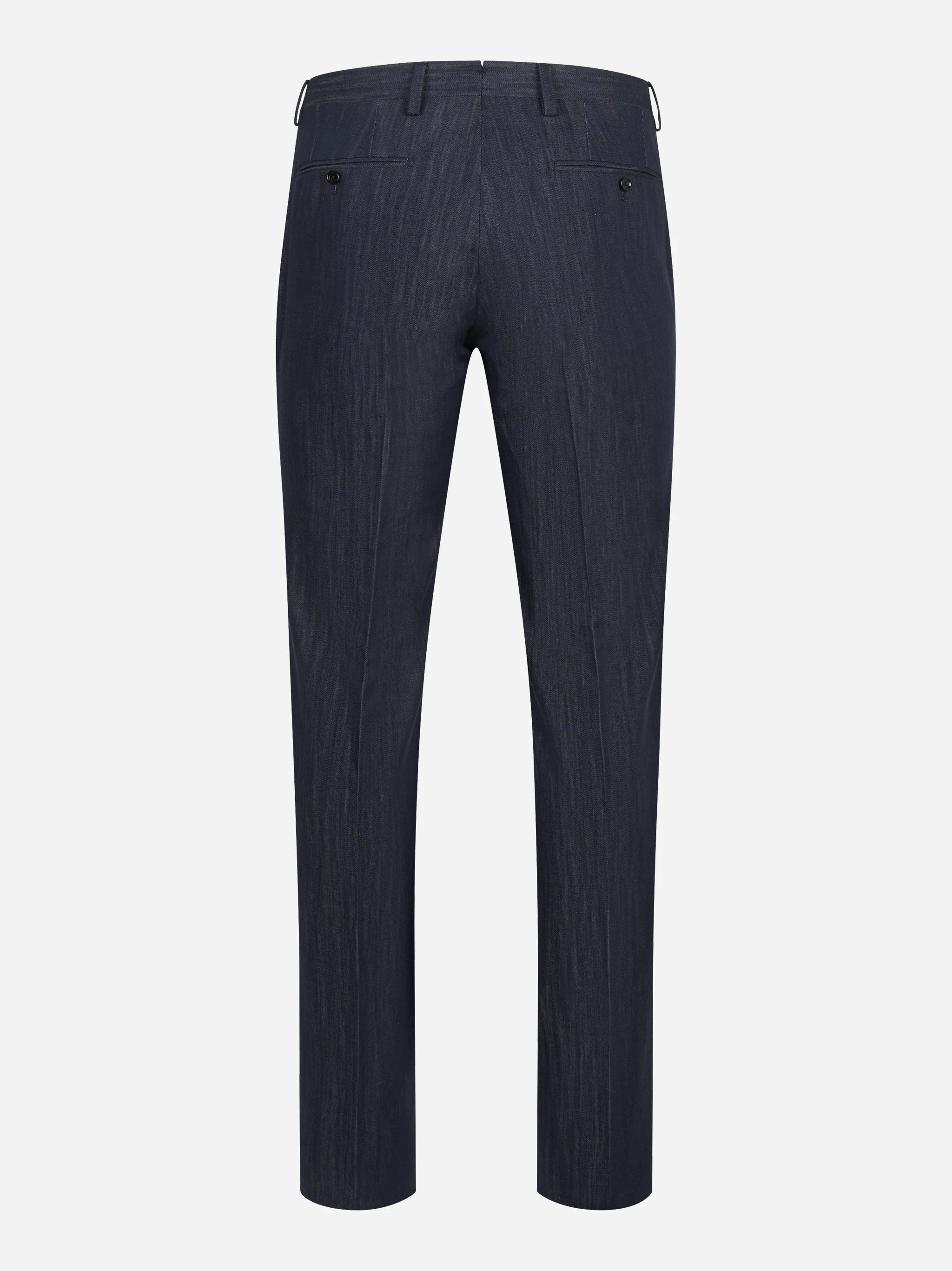 Abito monopetto in denim light blu