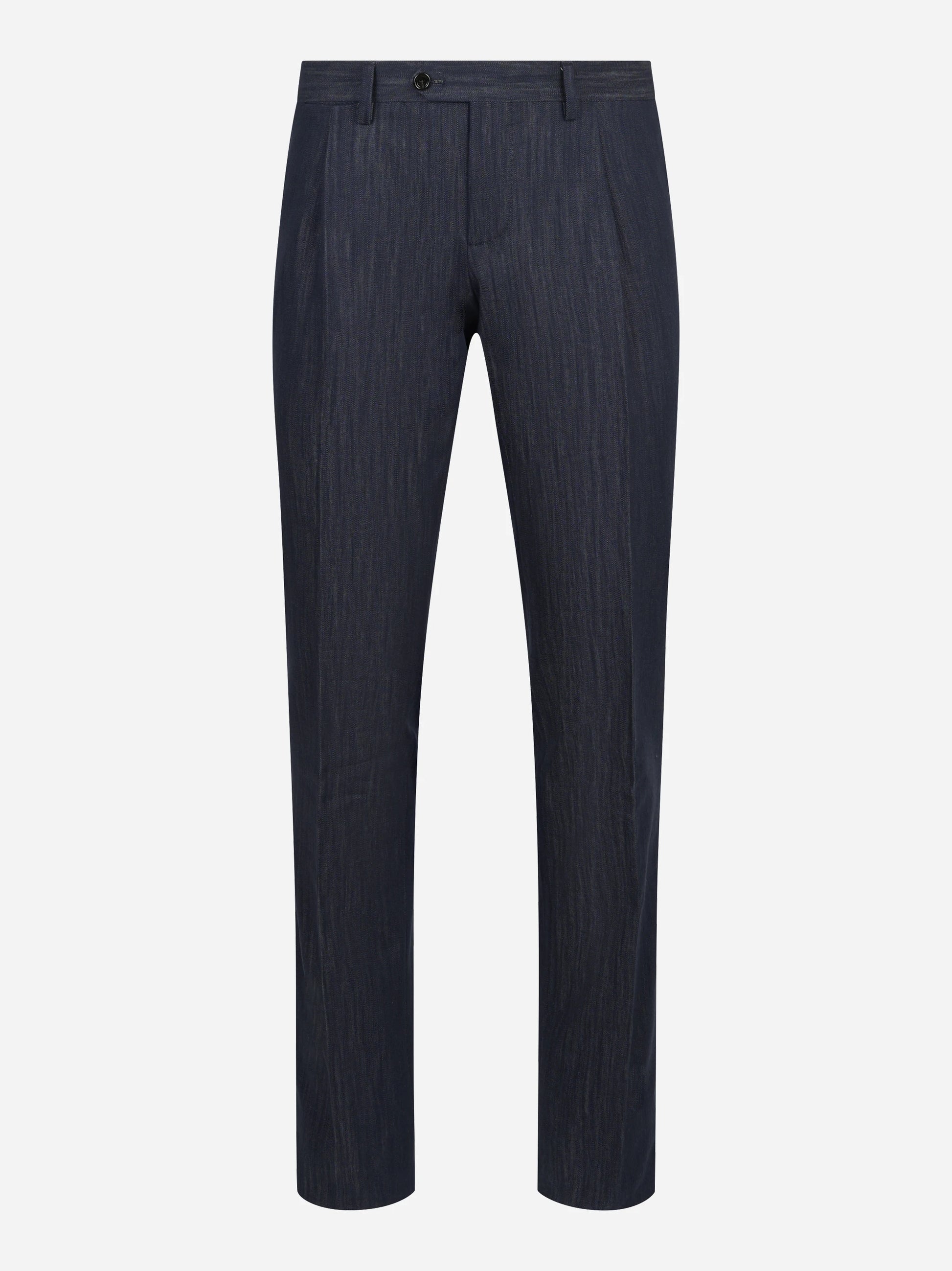 Abito monopetto in denim light blu