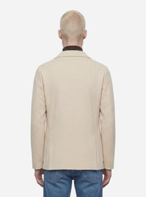 Giacca Maglia in cotone beige