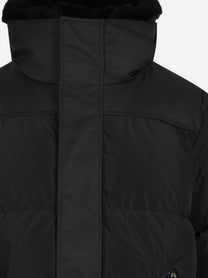 Piumino Riley con inserto in shearling nero - dettaglio prodotto