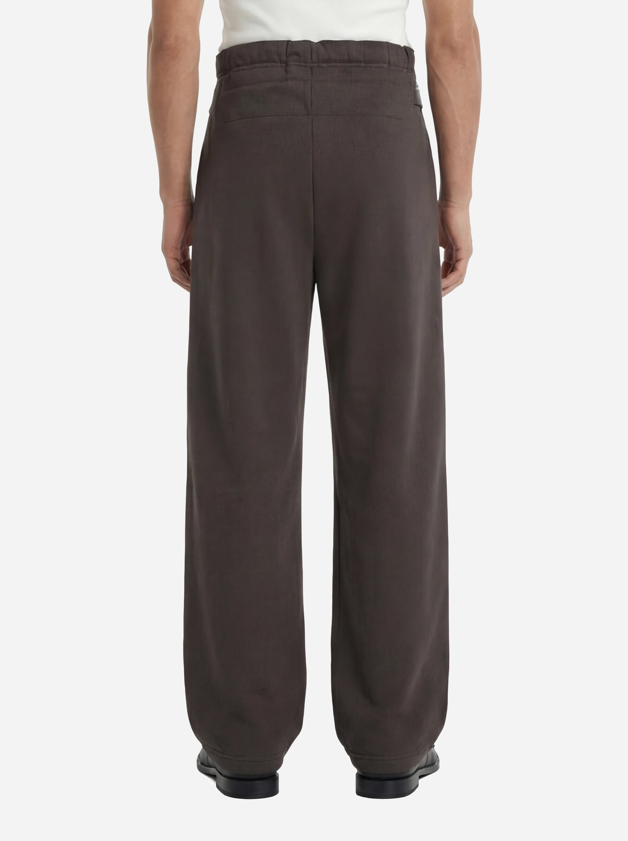 Trackpants Provincia in jersey marrone