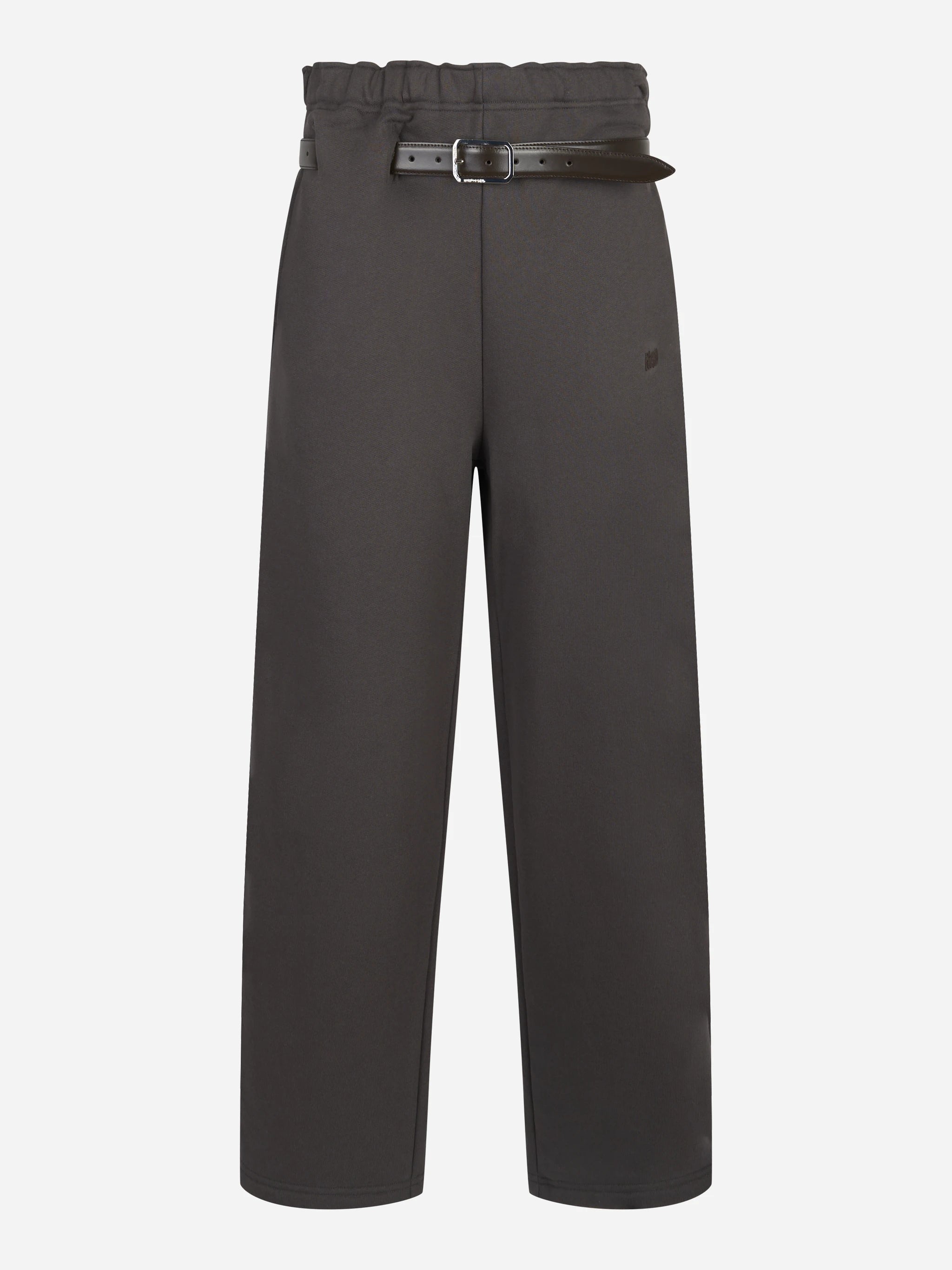 Trackpants Provincia in jersey marrone