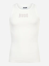 Canotta in cotone stretch bianca