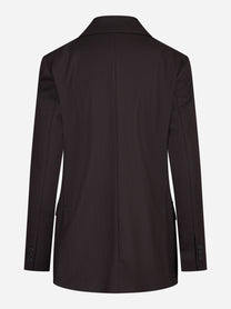 Blazer doppiopetto oversize bordeaux - vista posteriore