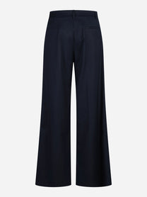 Pantalone dritto con pinces blu - dettaglio del prodotto