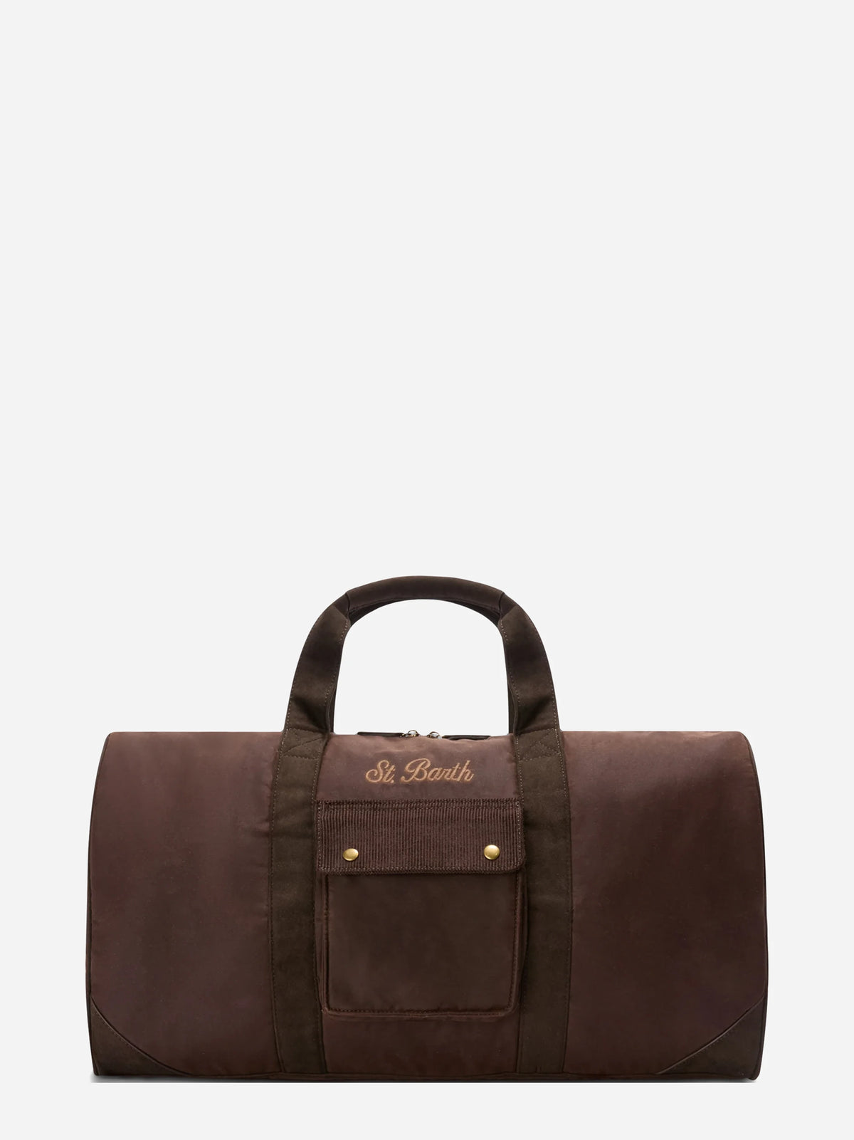 Borsone Jetleg Wax marrone - vista frontale
