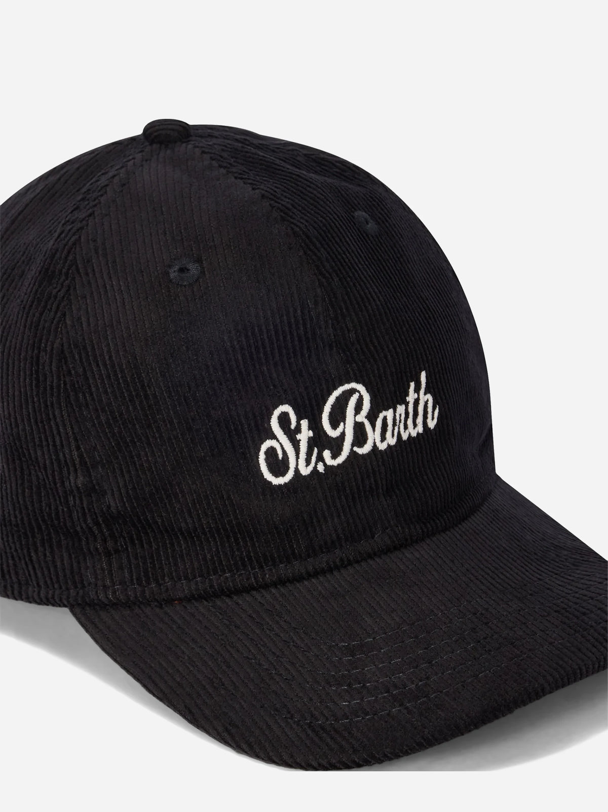 Cappello Baseball Corduroy in velluto nero - vista posteriore