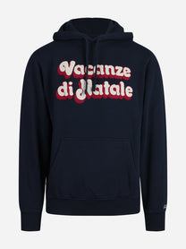 Felpa Tribeca Vacanze di Natale blu - vista frontale