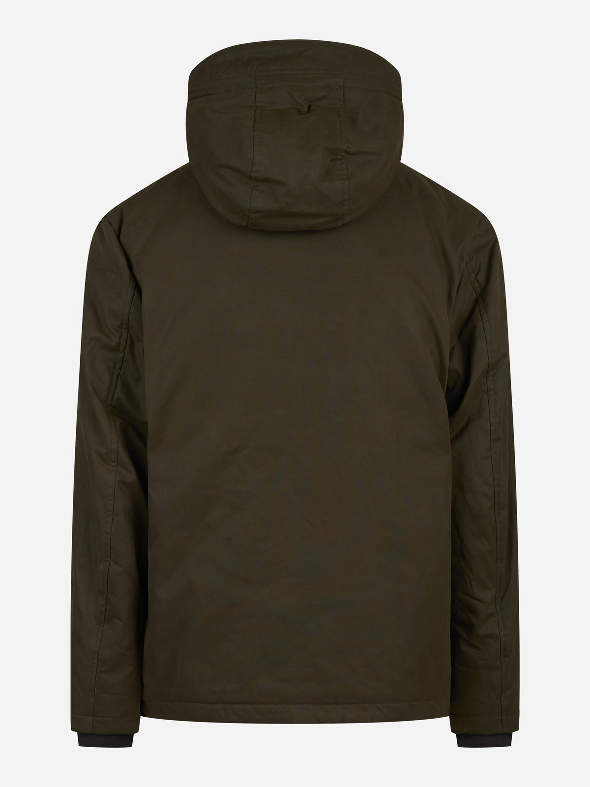 Giacca Edgar Wax con cappuccio verde - dettaglio del prodotto
