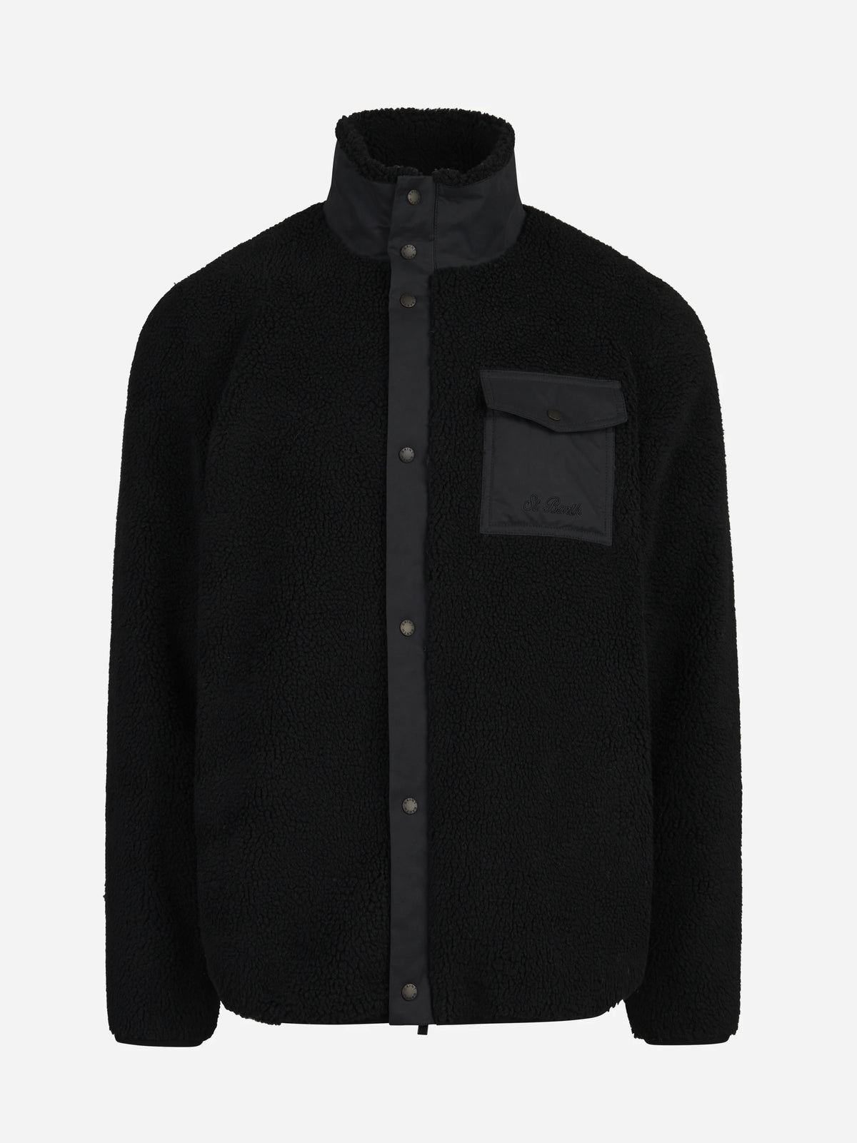 Giacca Keystone Teddy con zip nero - vista frontale