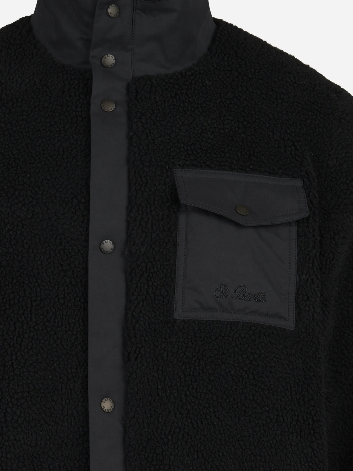 Giacca Keystone Teddy con zip nero - vista posteriore