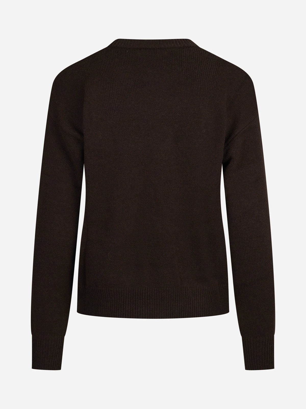 Maglia Danya con ricamo St. Barth marrone - vista posteriore