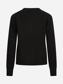 Maglia Delphine in cashmere marrone - vista posteriore