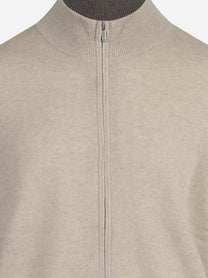 Cardigan Grant in lana e cashmere beige - dettaglio del prodotto