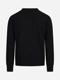 Maglia Heron con ricamo nera - vista posteriore
