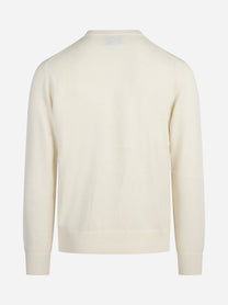 Maglia Heron con ricamo Una domenica bestiale bianco - vista posteriore