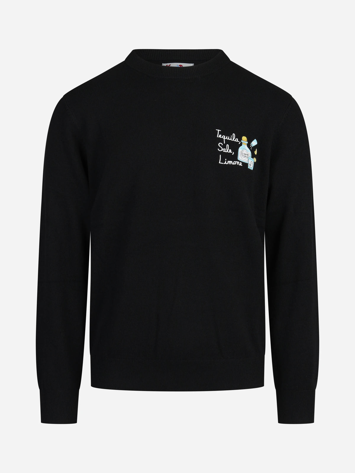 Maglia Heron Tequila Sale Limone nera - vista frontale