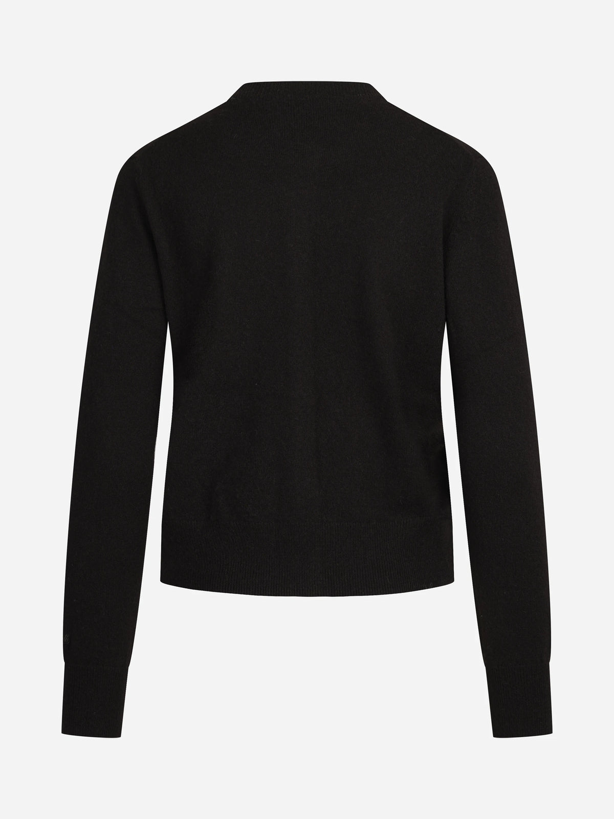 Cardigan Sierra in cashmere marrone - vista posteriore