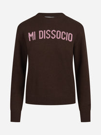 Maglia New Queen Mi Dissocio marrone - vista frontale