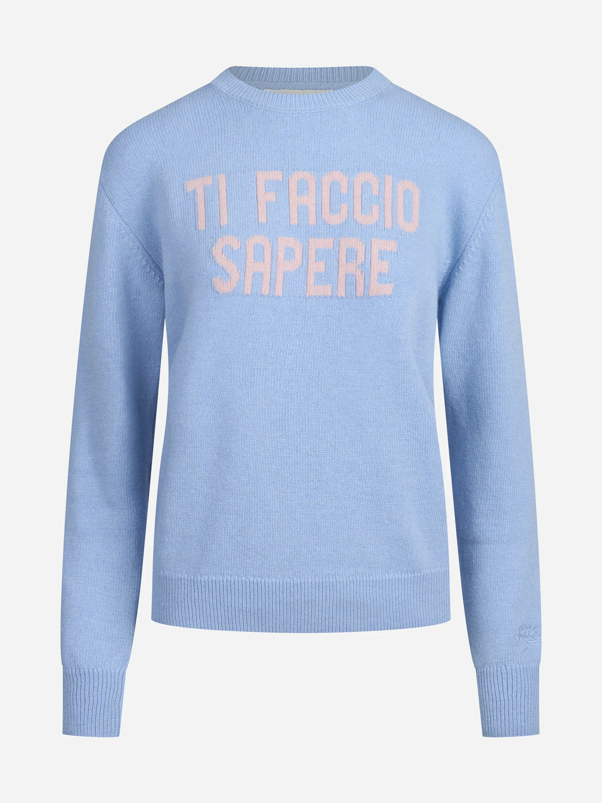 Maglia New Queen Ti Faccio Sapere celeste - vista frontale