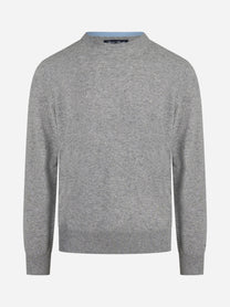 Maglia Regent in cashmere grigio - vista frontale
