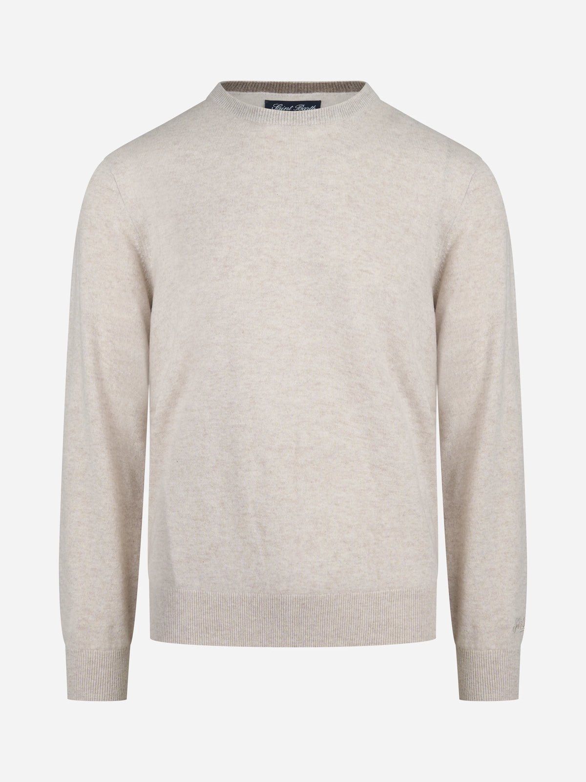 Maglia Regent in cashmere beige - vista frontale