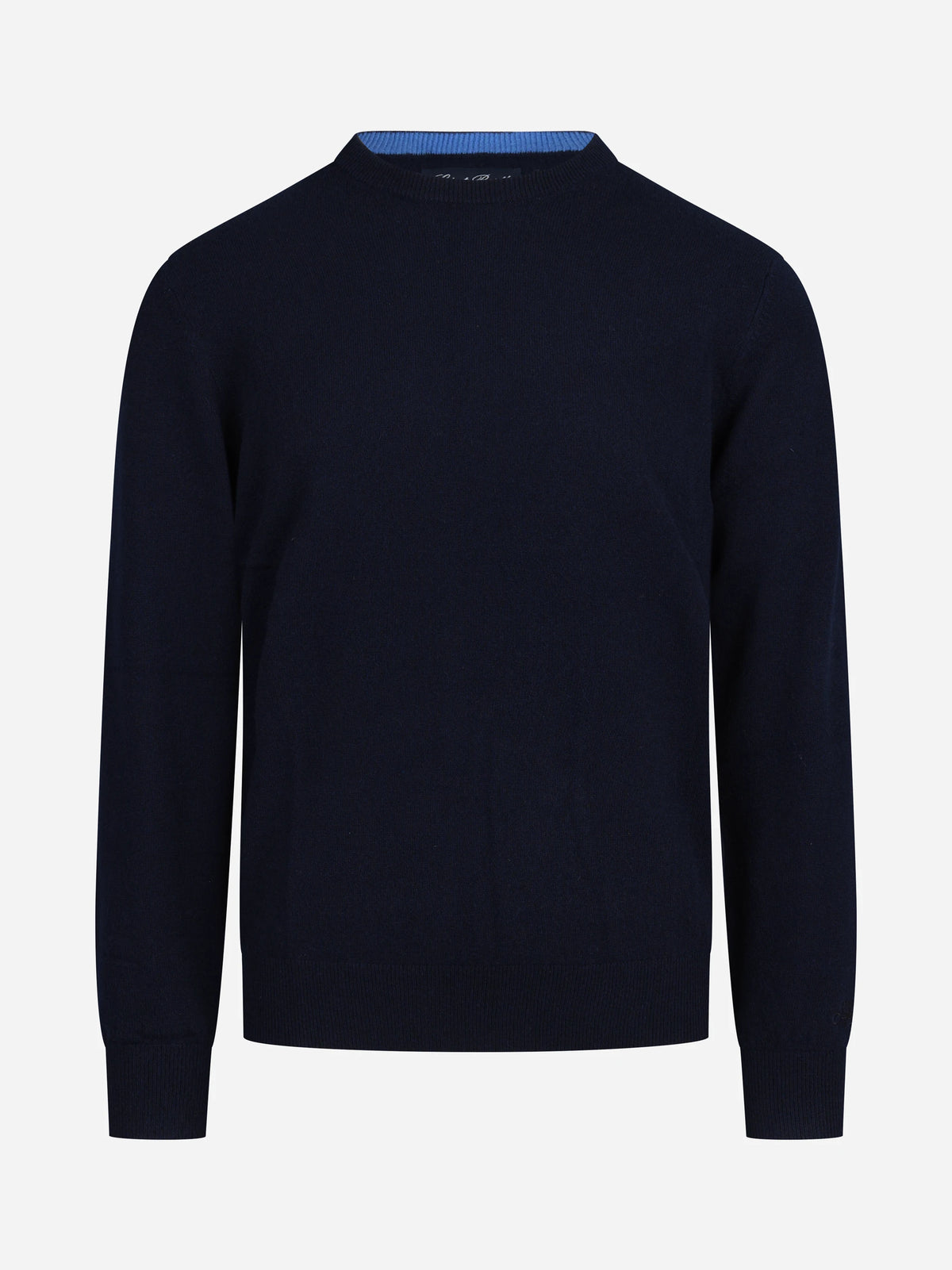 Maglia Regent in cashmere blu - vista frontale